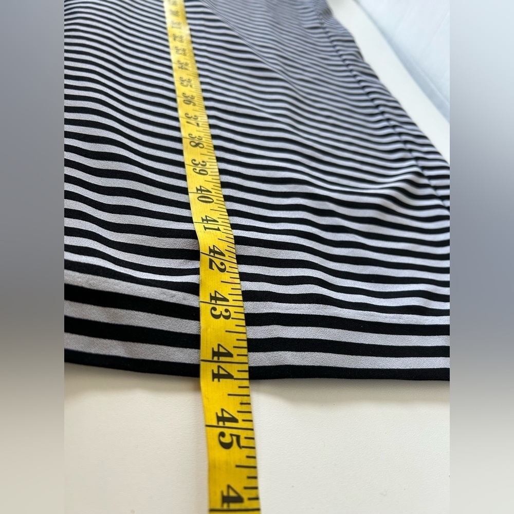 7TH AVE STRIPED WIDE LEG PANTS. GREY/BLACK 20. WRINKLE RESISTANT, POLISHED LOOK - Picture 4 of 11